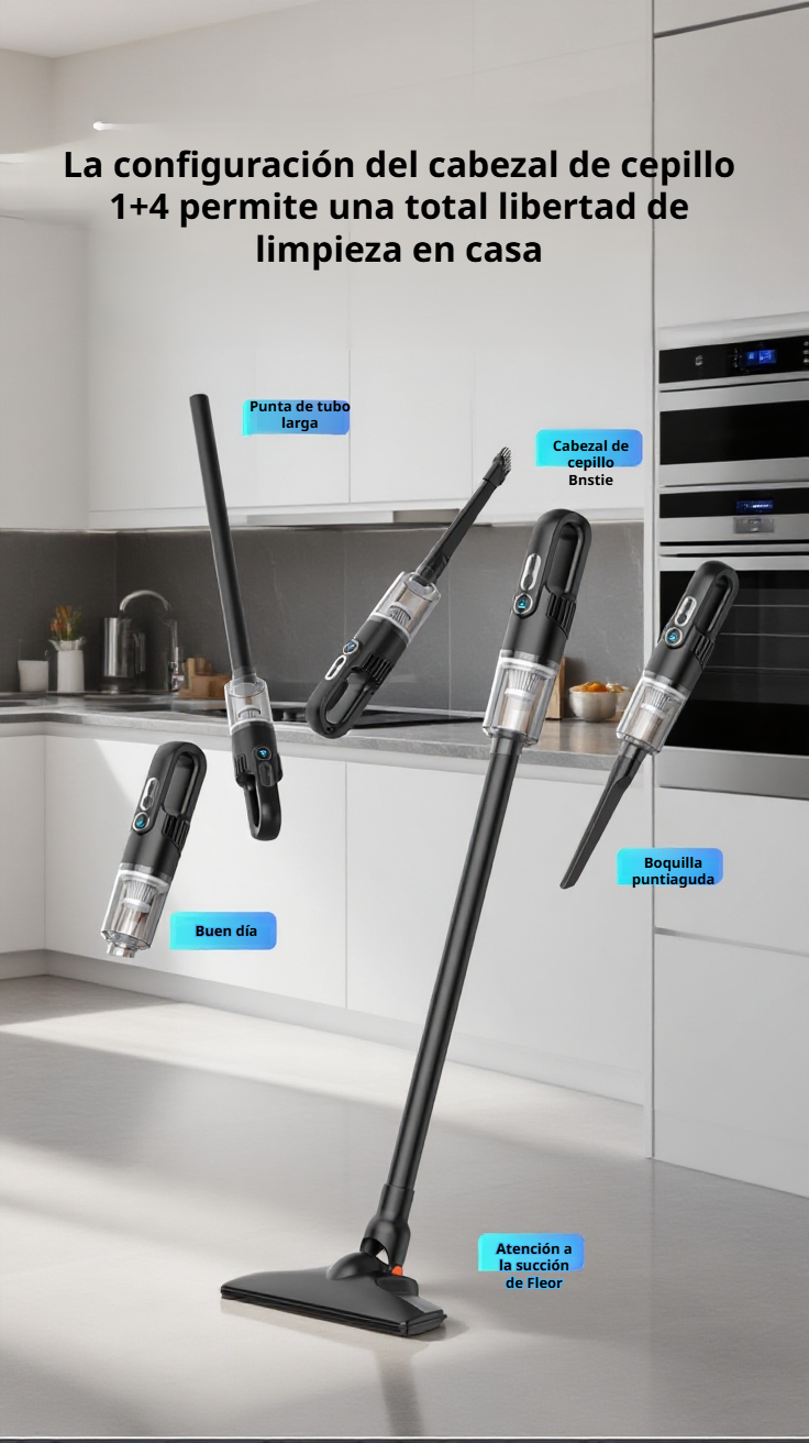 Aspiradora ligera y ergonómica para limpieza diaria
