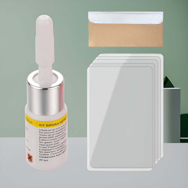 طقم الآدات لإصلاح زجاج السيارة