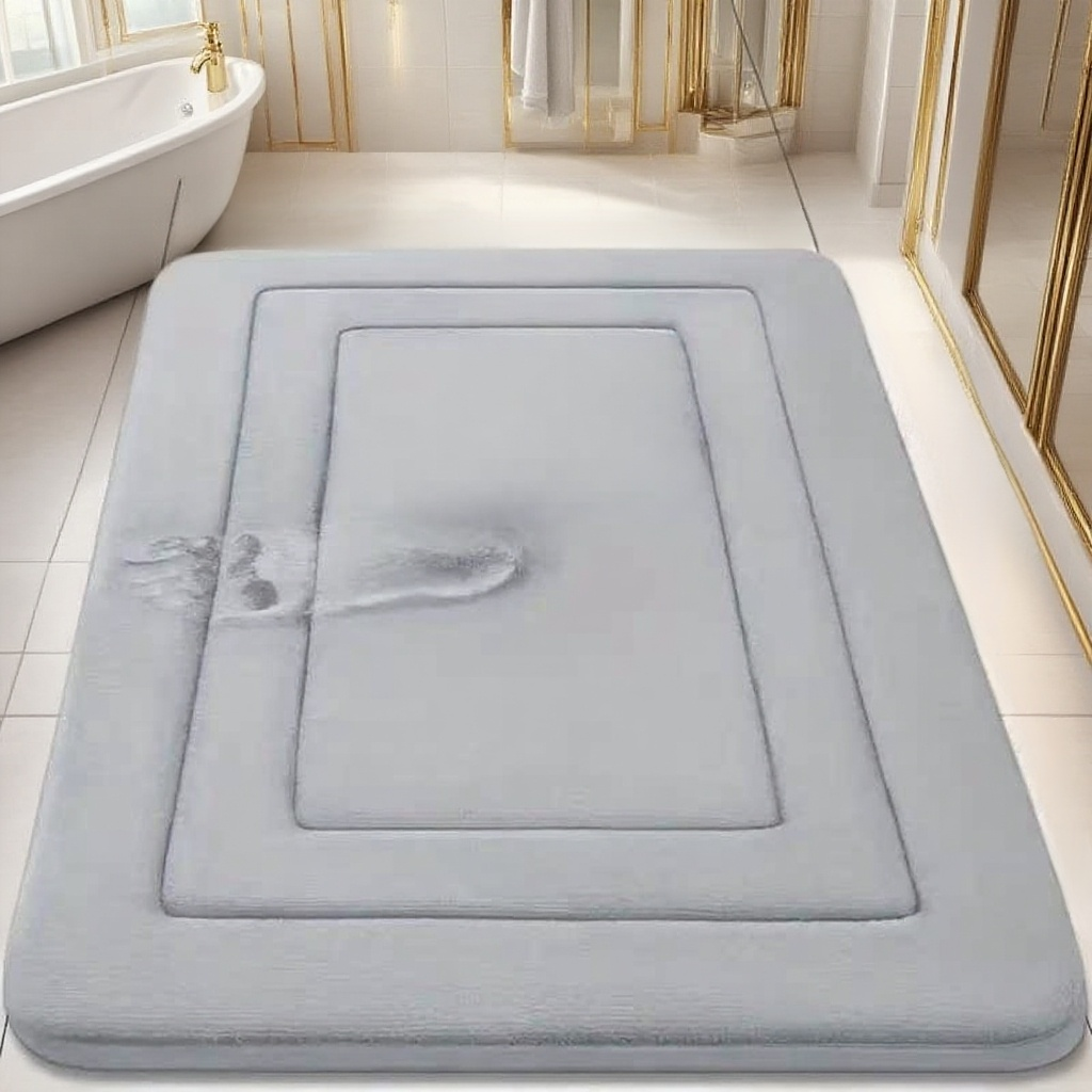浴室加厚記憶棉防滑墊