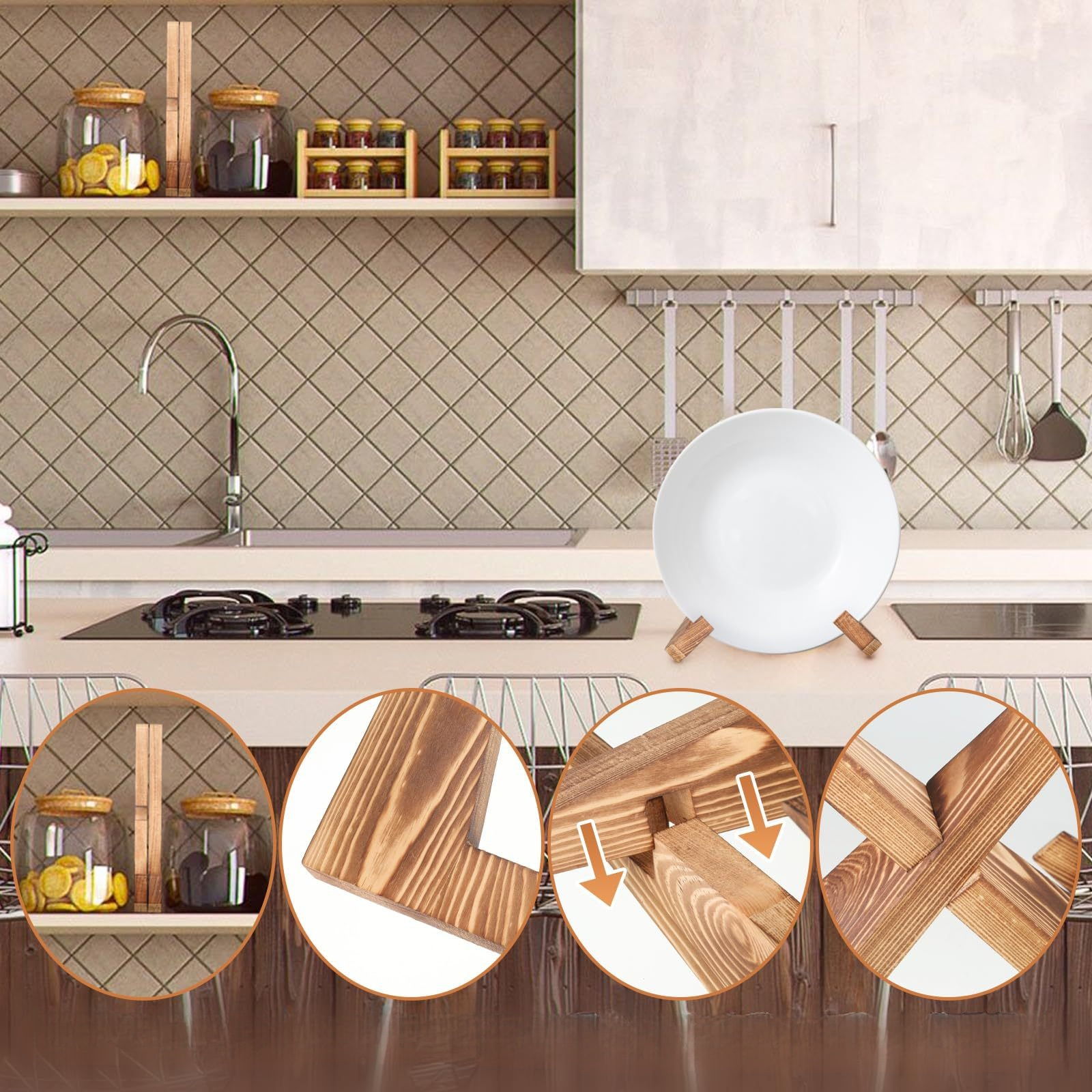 Record storage display stand showcasing vinyl records