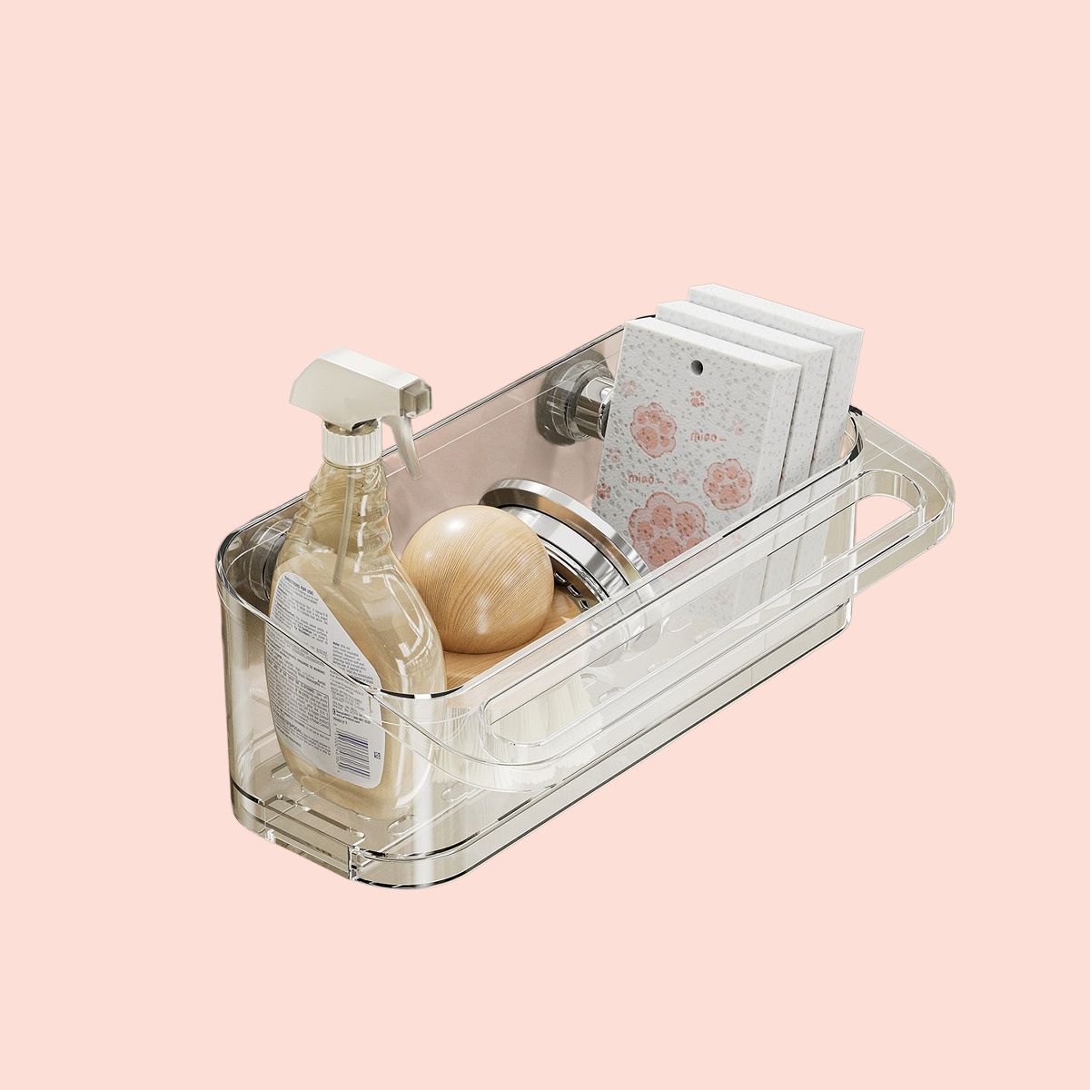 多功能吸盤廚房水槽置物架