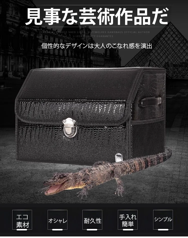 車用収納ボックスの全体画像