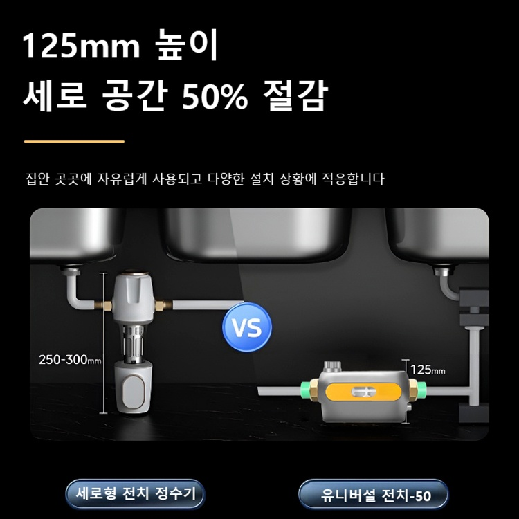 전동 반복 세척 가능 정수기