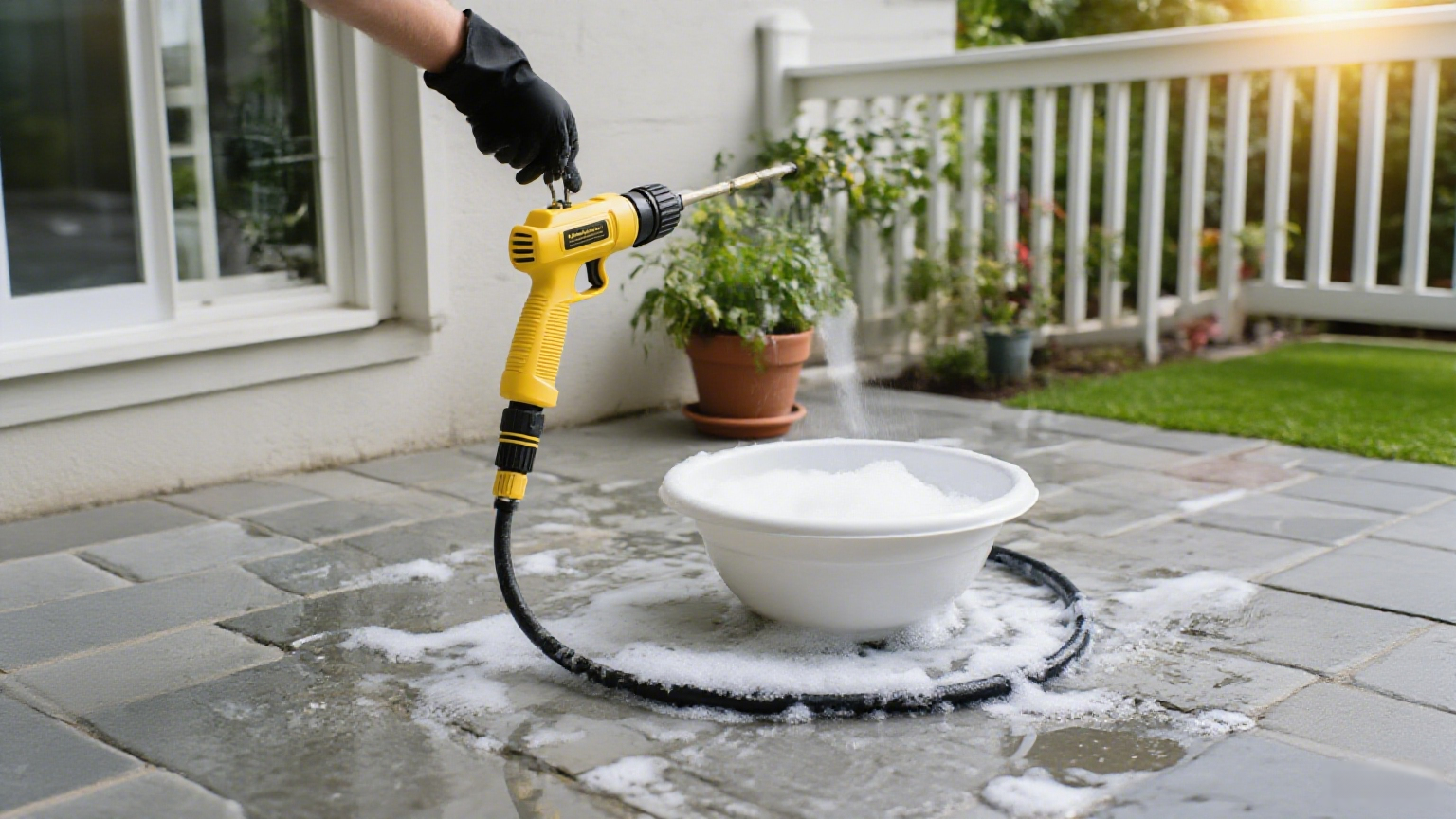 pistola de agua de alta presión