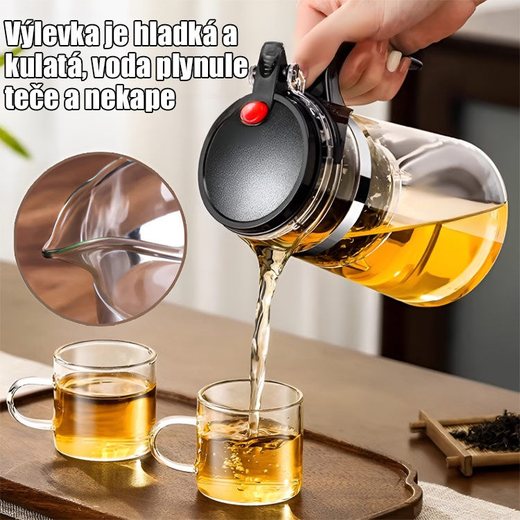 Jedno kliknutí filtrující čajová sada