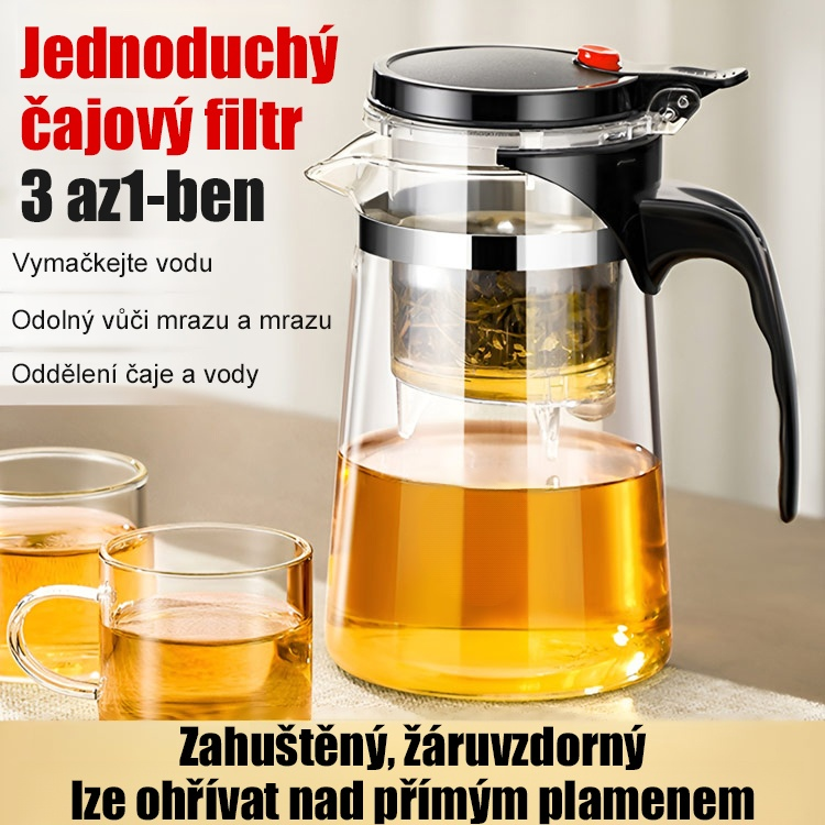 Jedno kliknutí filtrující čajová sada