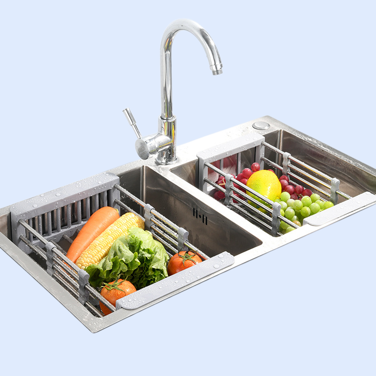 확장 가능한 수영장 물빠짐 식기 건조대