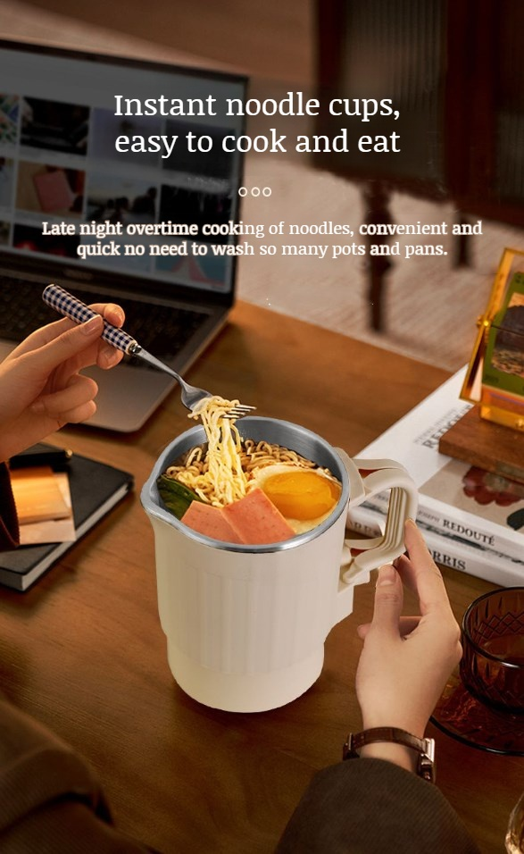 Electric kettle with portable and storable design