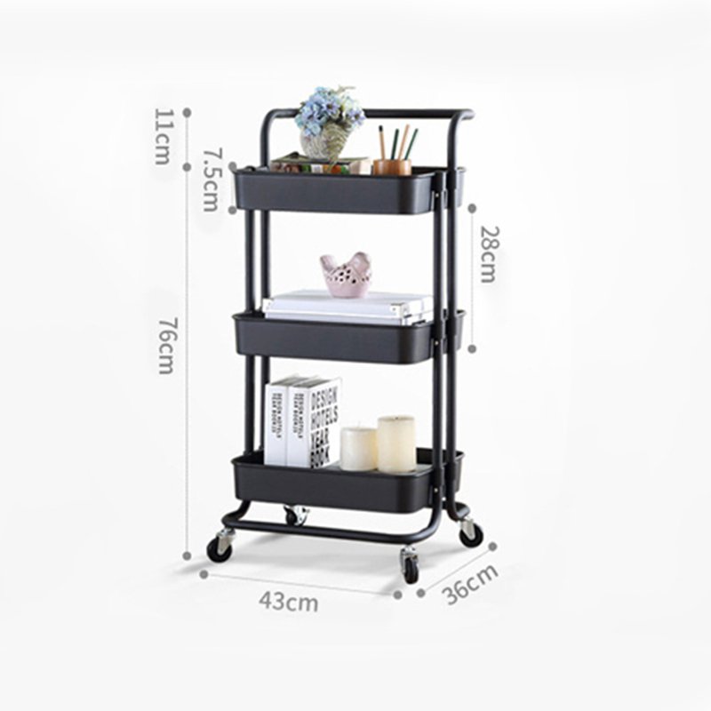 キャスター付き収納棚