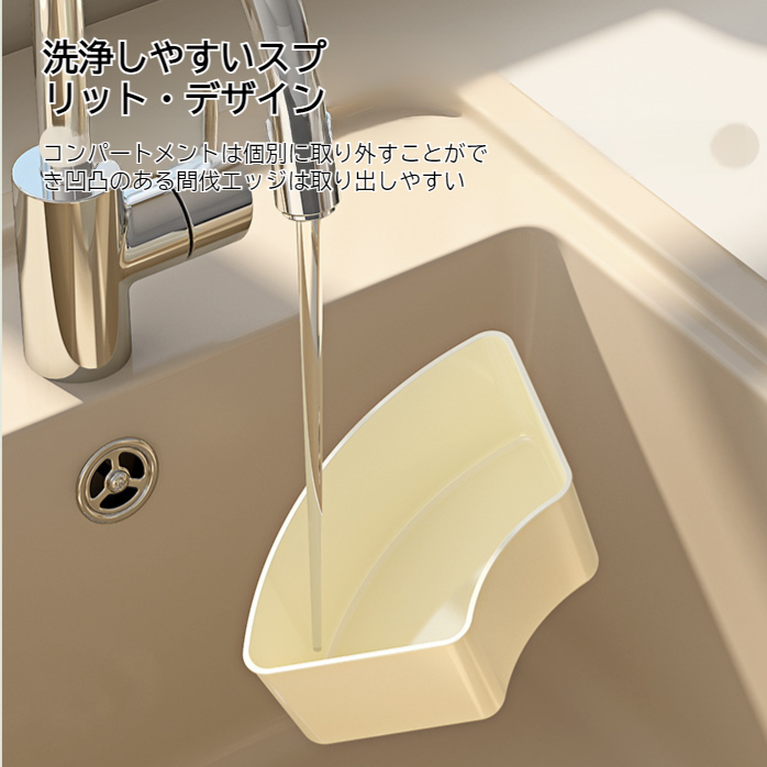 6つの部分に分かれたキッチン用密閉スパイス収納ボックス、ハンドル付き、透明なドライフルーツスナックトレイ、大容量の冷蔵庫用野菜室