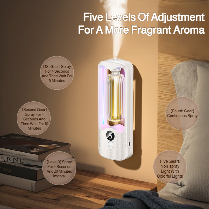 실내 분위기 조명 장시간 지속 자동 디퓨저 방 화장실 탈취 공기 디퓨저