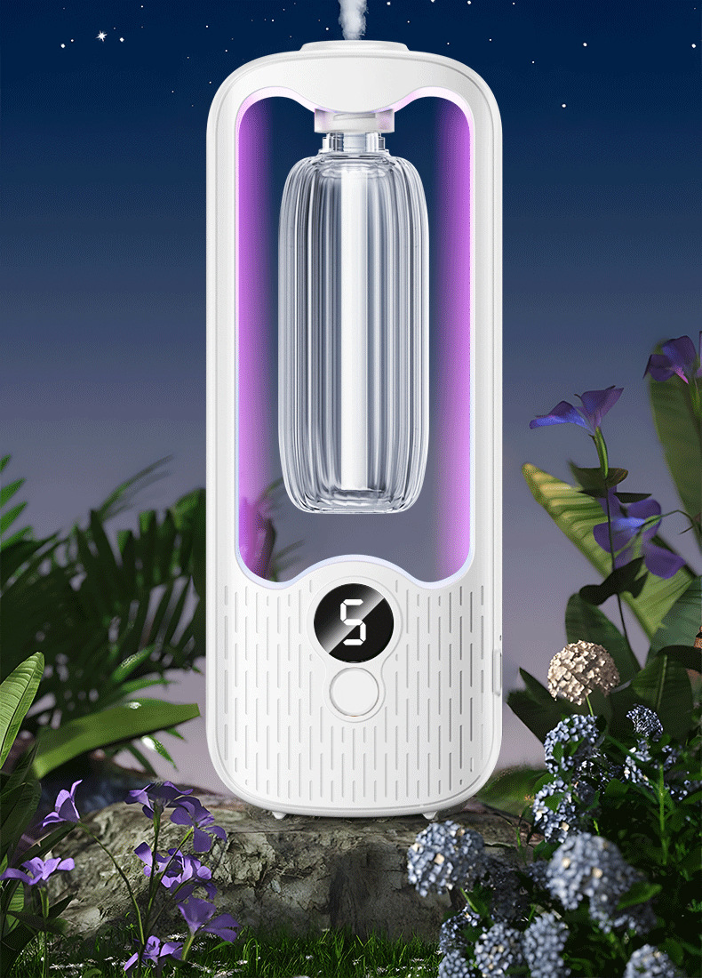 실내 인테리어 조명과 디퓨저 결합