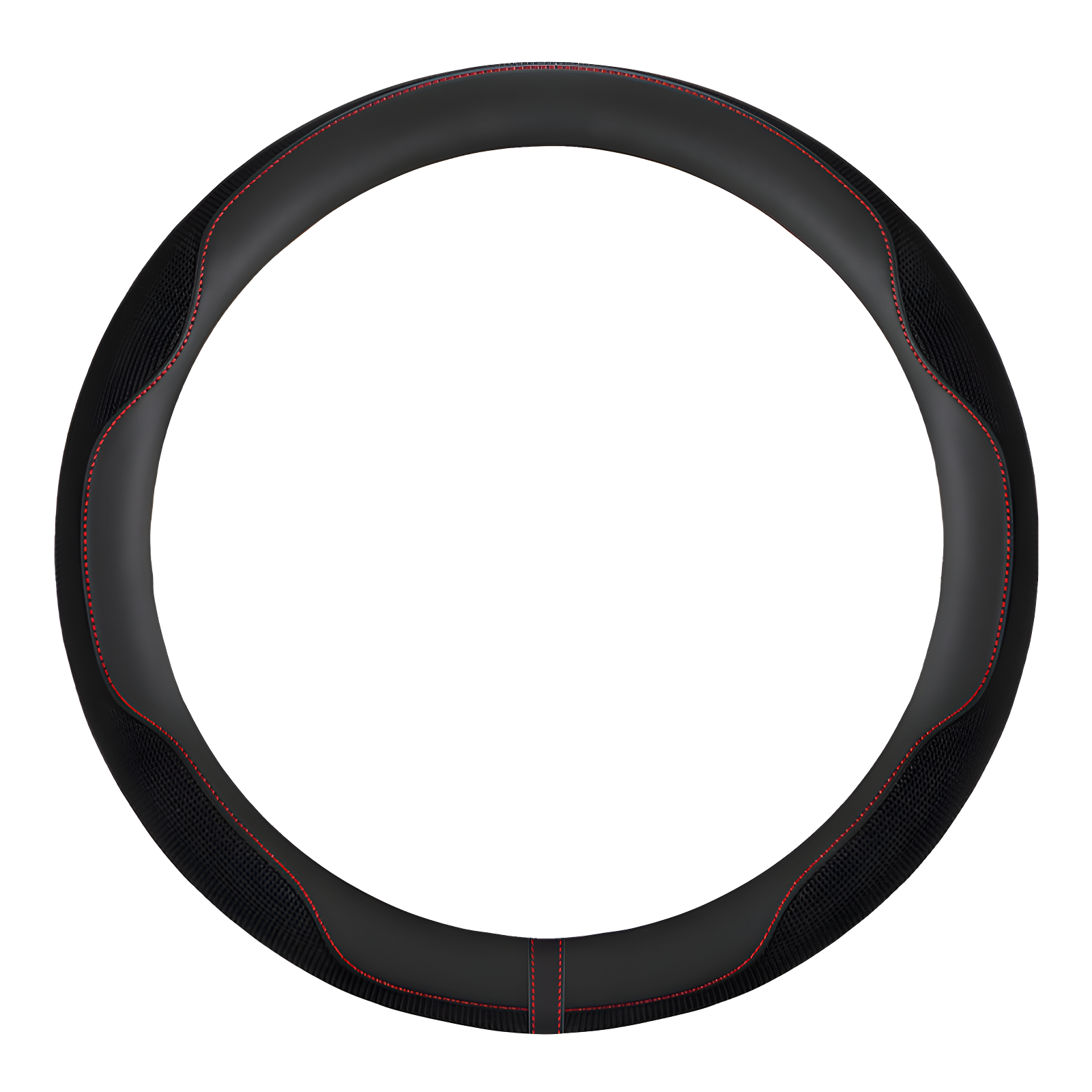 車のステアリングホイールカバー超薄型アイスシルク夏D型/ O型吸汗・滑り止め四季ユニバーサルハンドルバー保護カバー