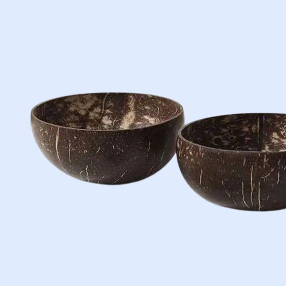 천연 코코넛 껍질 나무 그릇