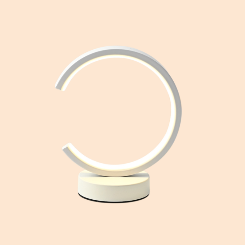 Dimmable Round Lamp for Bedroom or Living Room