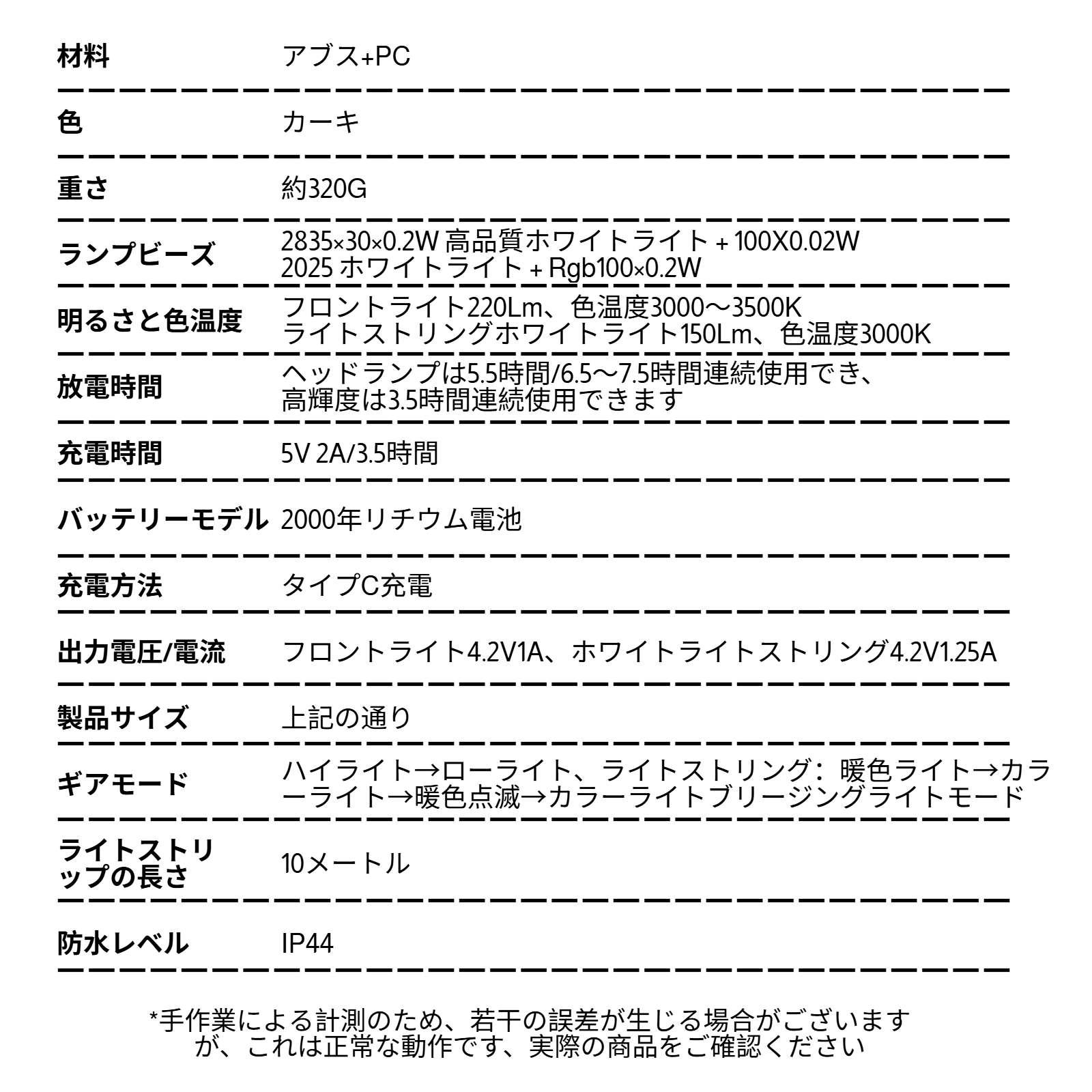夜間のキャンプサイトでのCLSライト点灯シーン