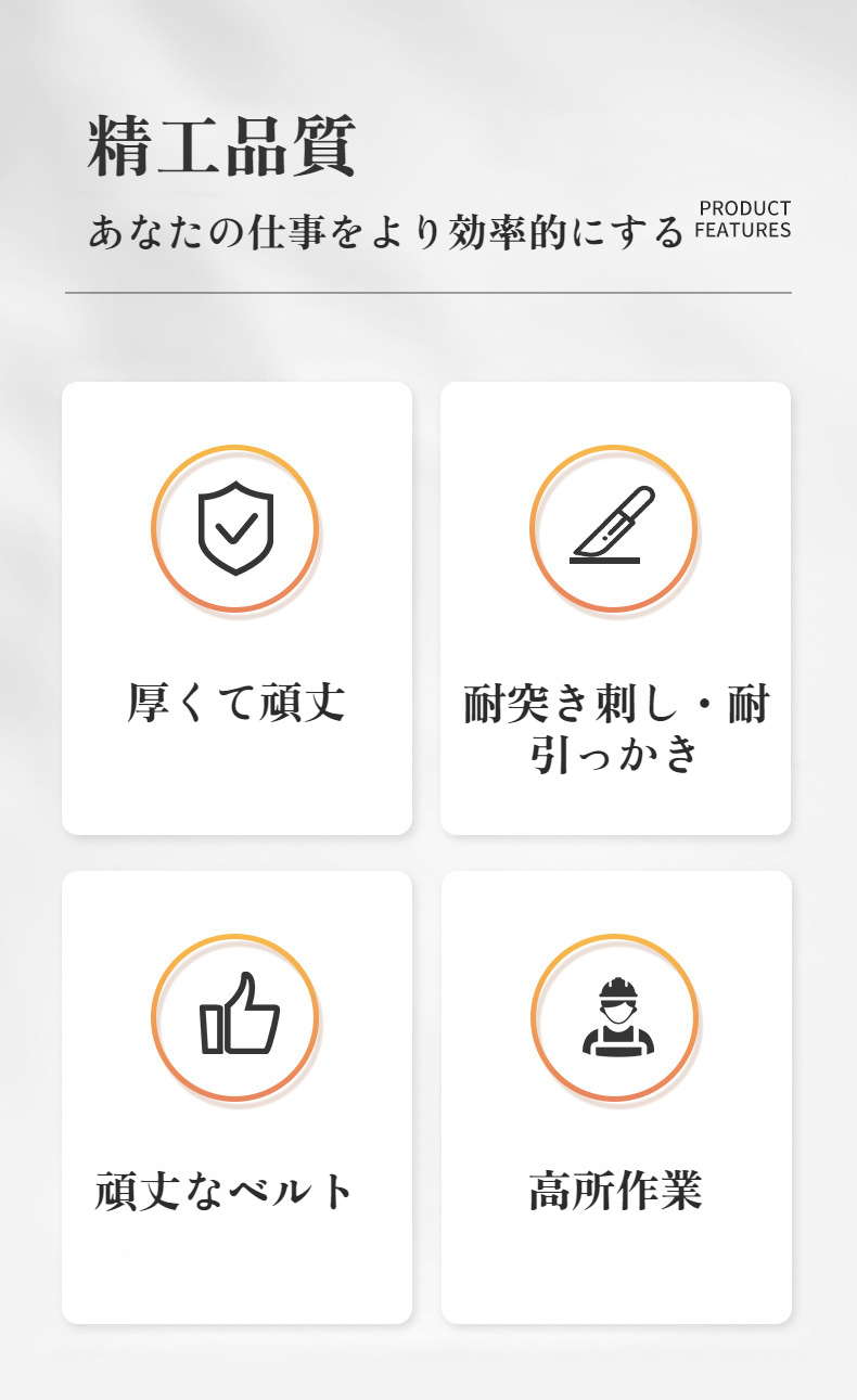 厚手オックスフォード布製ツールバッグの拡大写真