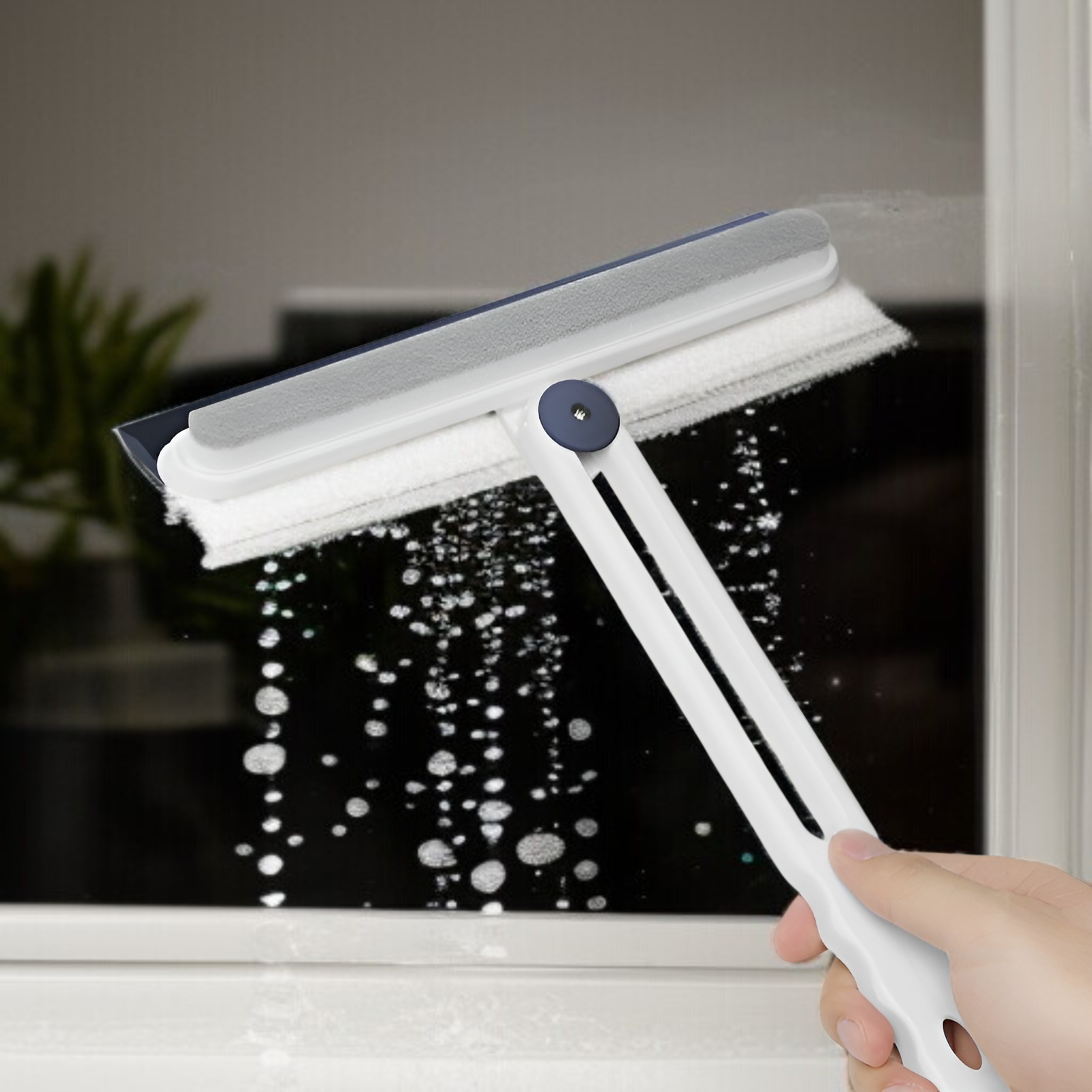 Herramienta artesanal para limpieza de vidrios