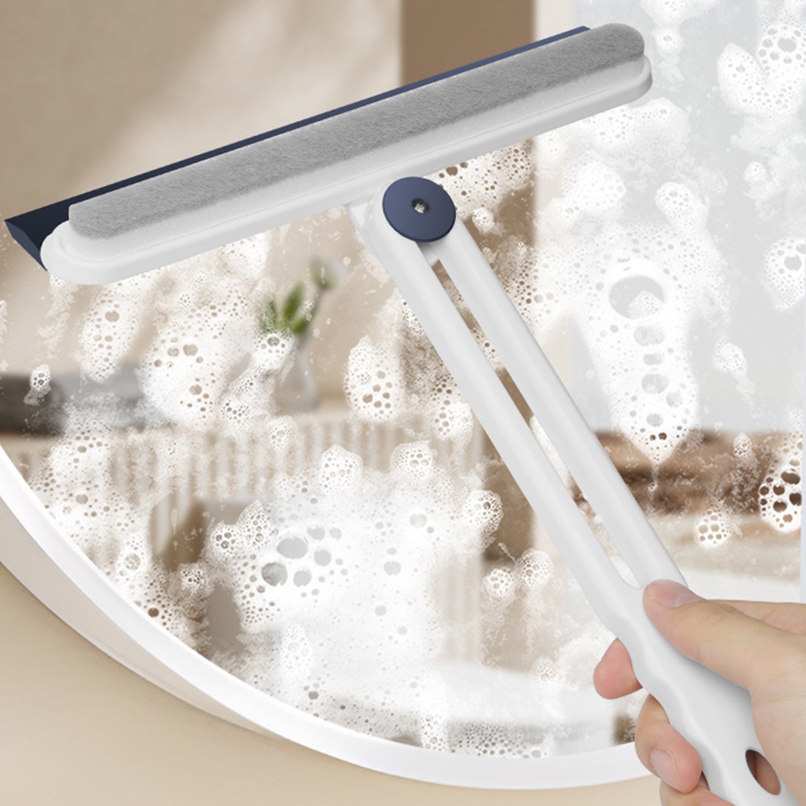 日本のガラス掃除用工芸品 家庭用 浴室 ガラススクレーパー 窓 両面ワイパー 掃除 掃除ツール