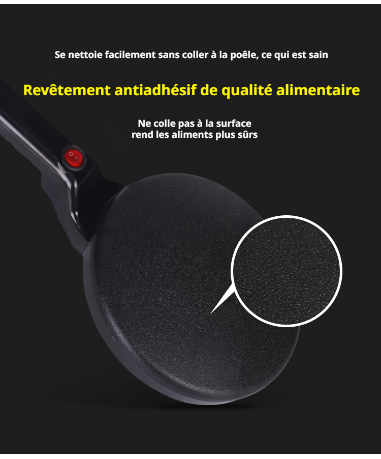 Design compact de la machine à crêpes