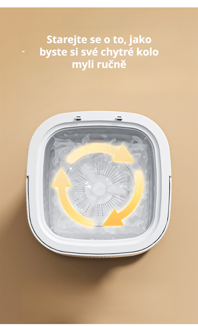 Pračka vše v jednom pro velké množství prádla