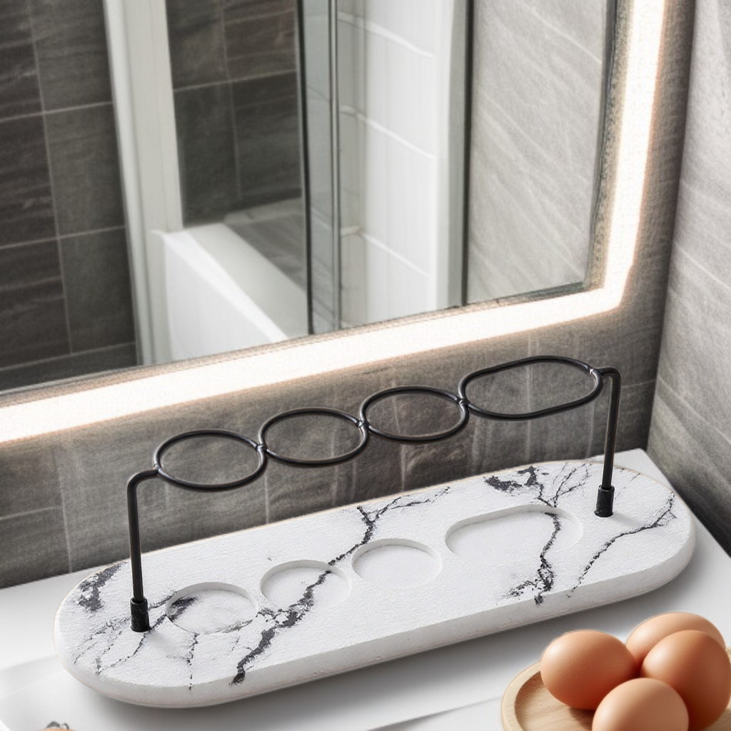 帶吸水墊電動牙刷置物架