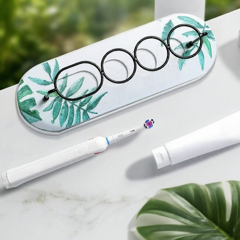 吸水墊設計防滑防霉牙刷架