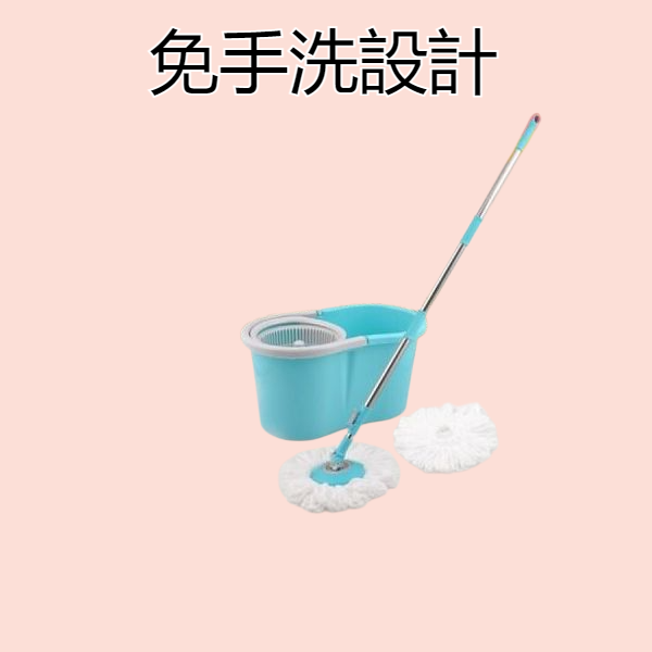 家用百貨大全旋轉拖把神器塑膠清潔用品居家免手洗不繡鋼纖維布頭