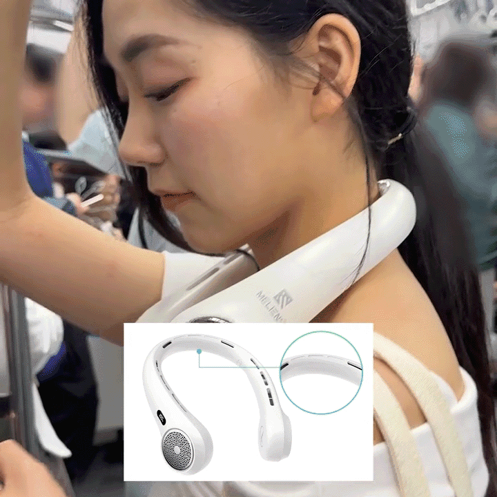 【5秒で冷却】長時間使える静音ネックファン