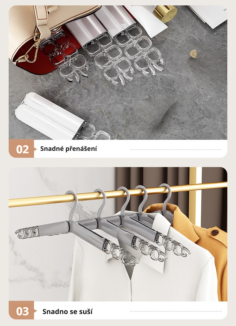 Jednoduchá instalace skládacího věšáku na stěnu