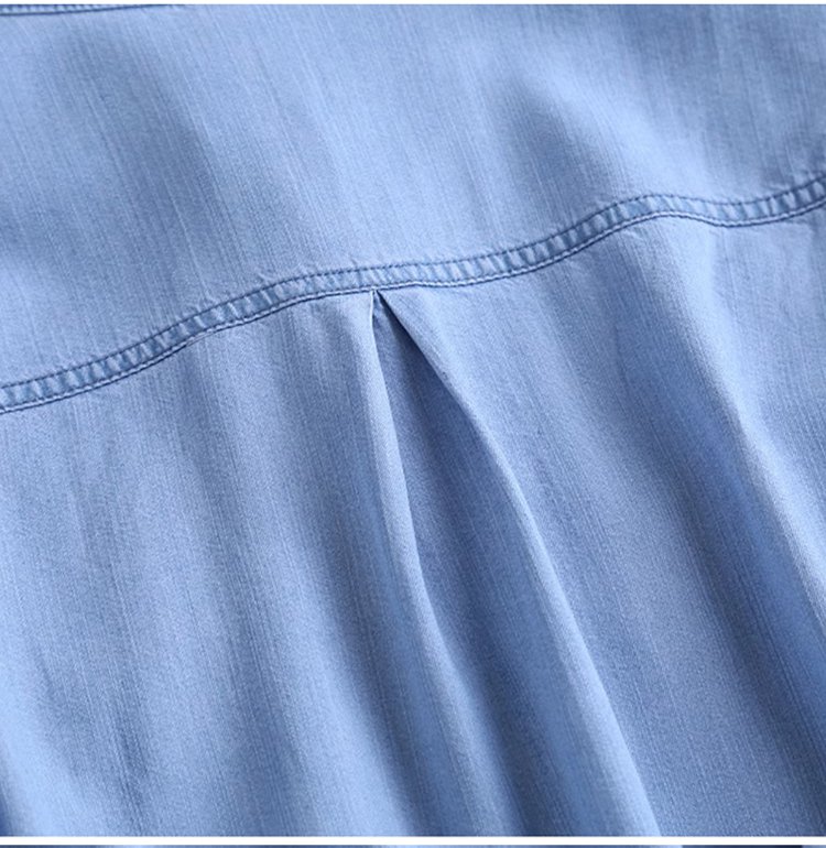 季節を問わず使えるテンセルデニムシャツ