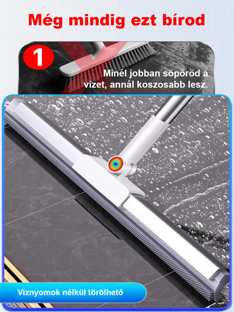3 másodperc alatt tisztítsd meg a szemetet mágikus szilikon seprű