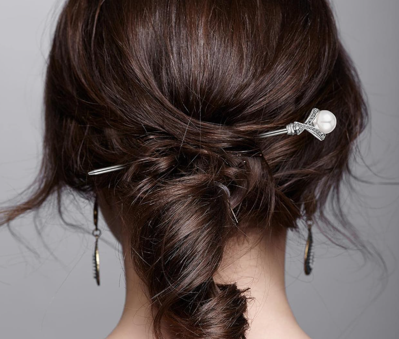 【孔雀の羽】エンジェルウィング軽奢優雅ヘアアップ器