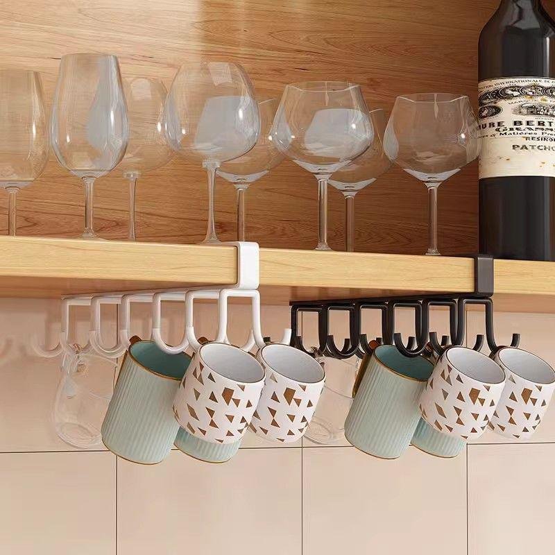 주방 행거 무펀치 가정용 수저걸이 물컵걸이 찬장걸이 행거걸이 후크 정리 수납장