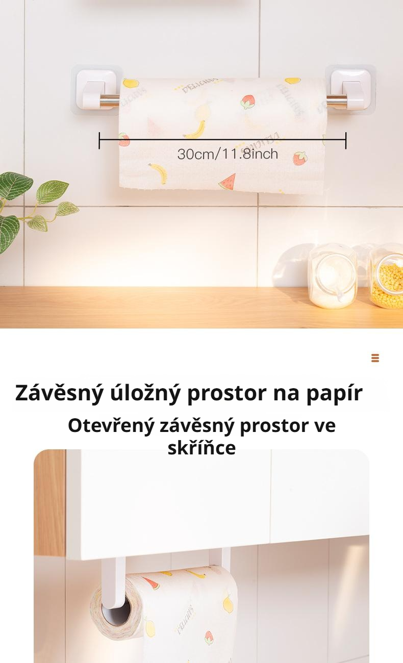 Montáž držáku na utěrky bez vrtání do zdi