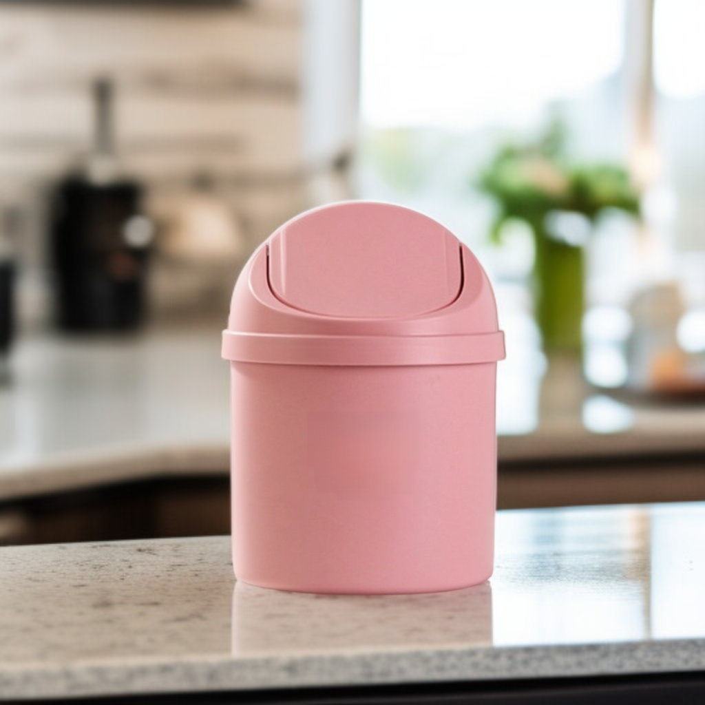 家庭用キッチン蓋付きミニデスクトップゴミ箱