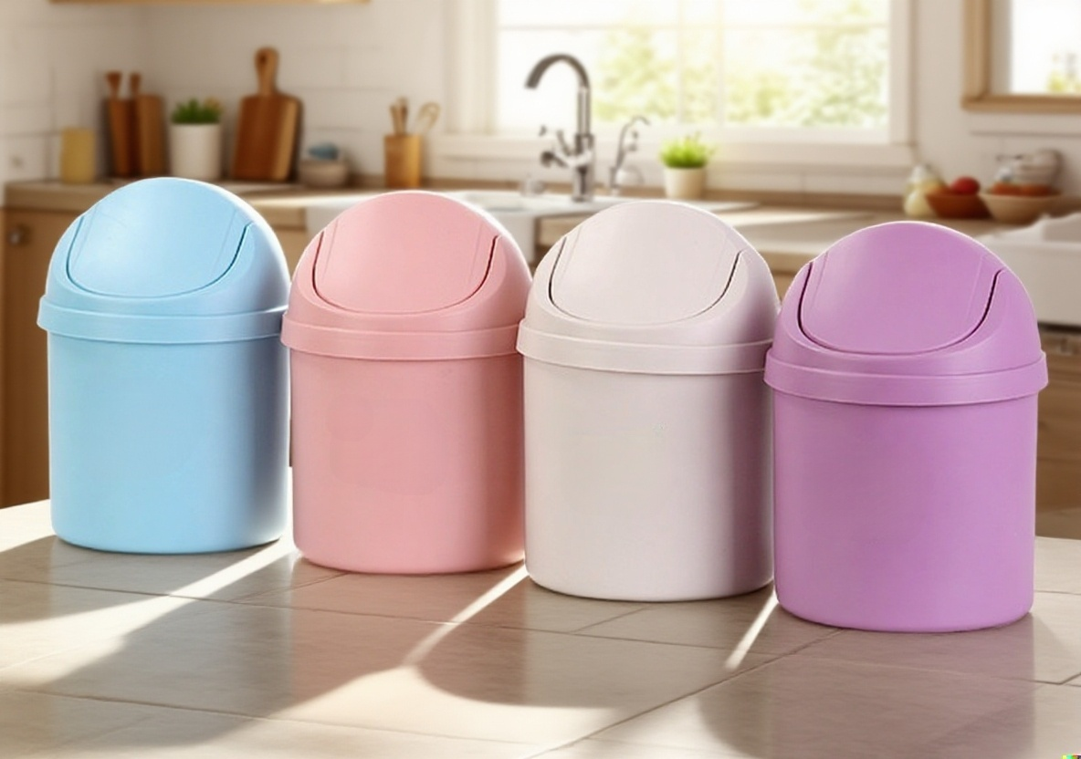 清掃しやすい家庭用ミニゴミ箱の内部構造