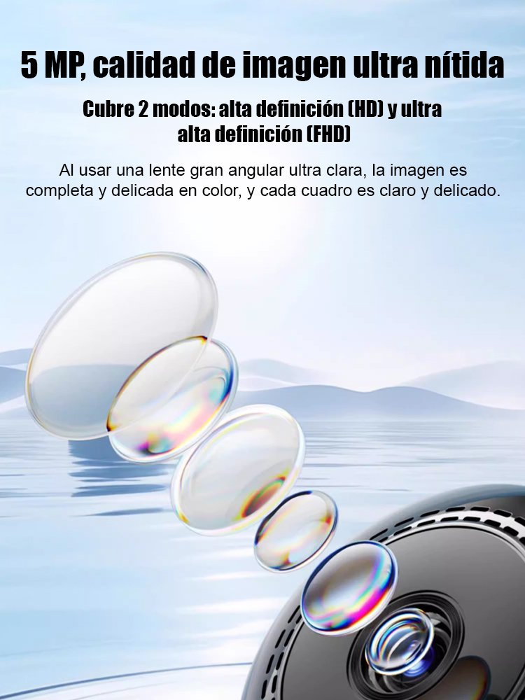 【Larga duración de batería】Cámara sin cables