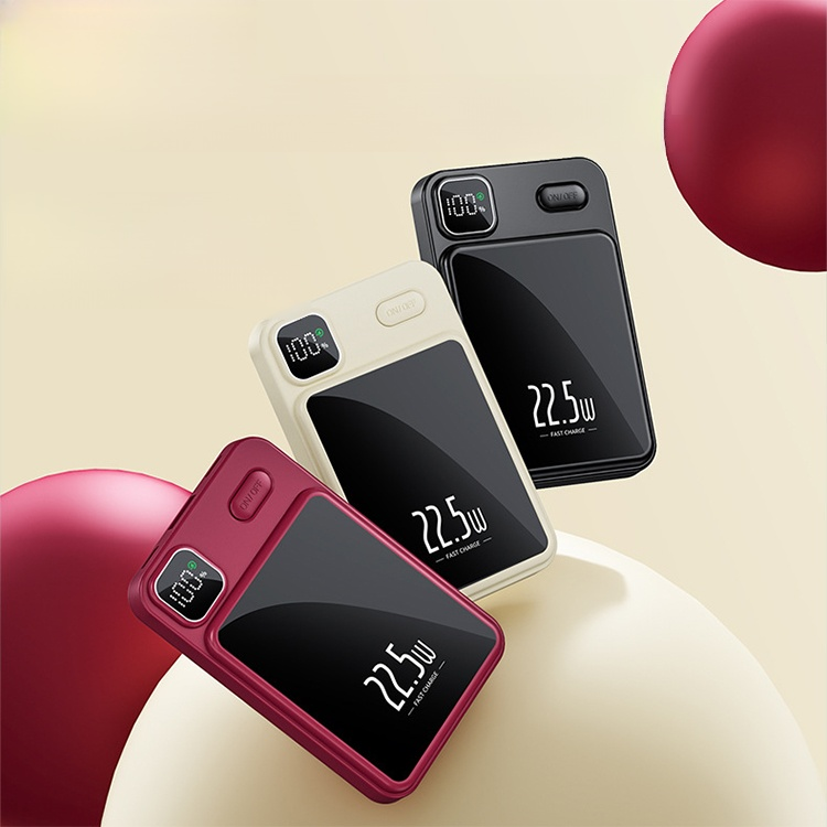 초강용량 자기 흡인 무선 보조배터리