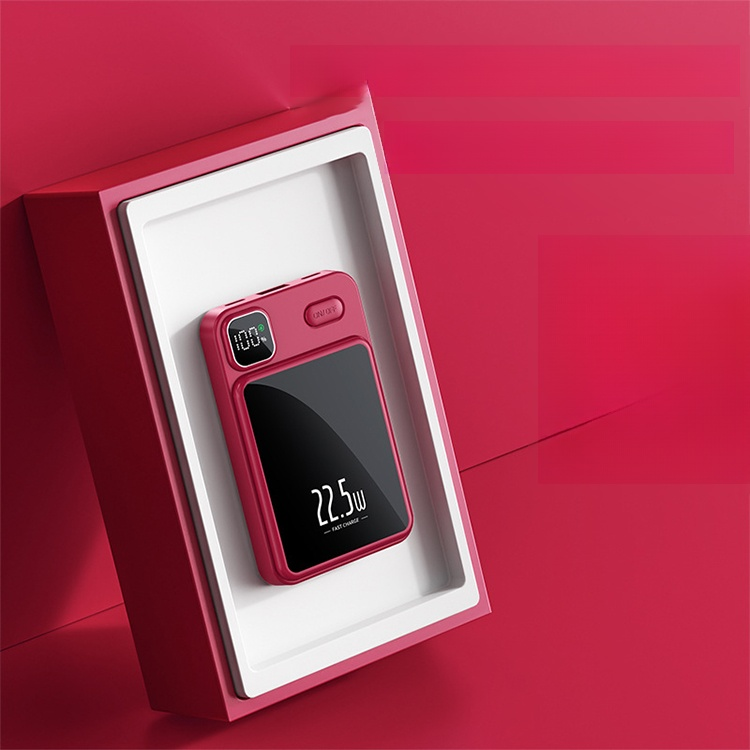 초강용량 자기 흡인 무선 보조배터리