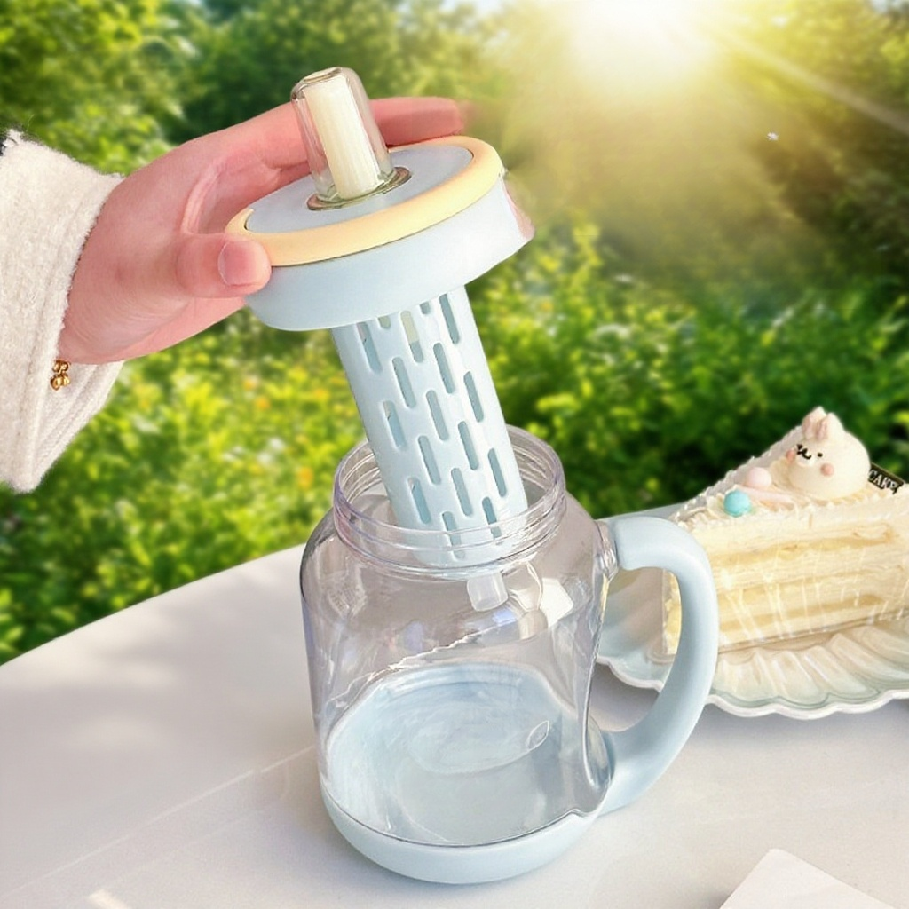 高顏值雲朵手柄塑膠杯