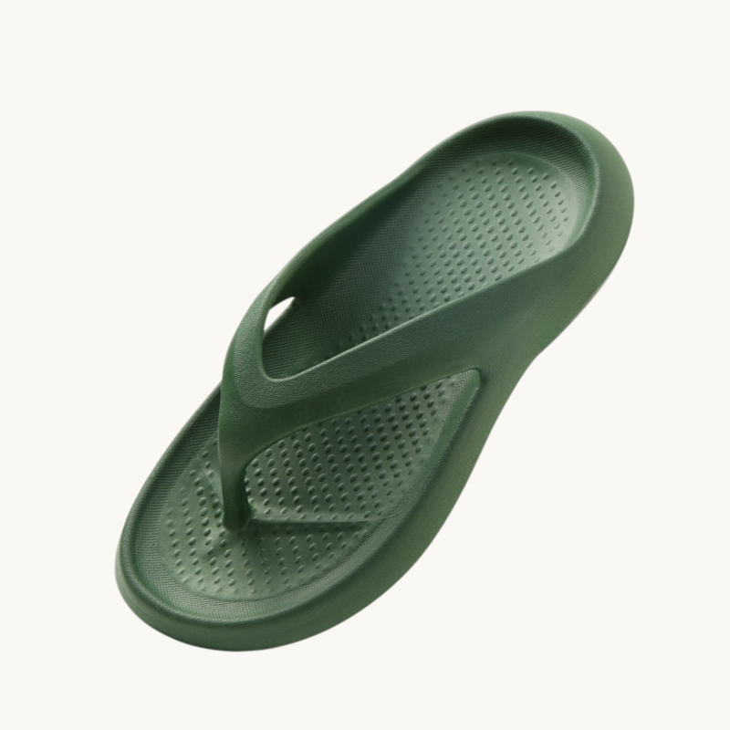 الرجال لينة أسفل الصنادل ممسحة متعرجة