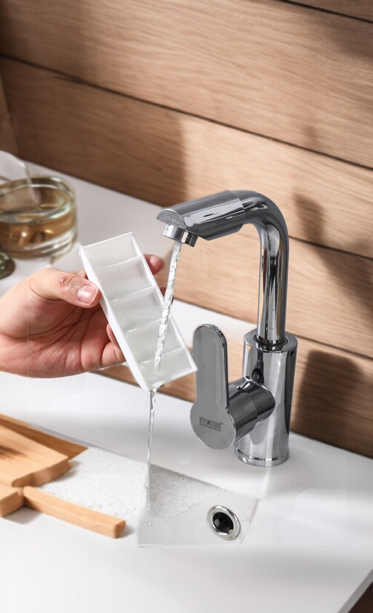 Moderní design držáku na mýdlo s přísavkou