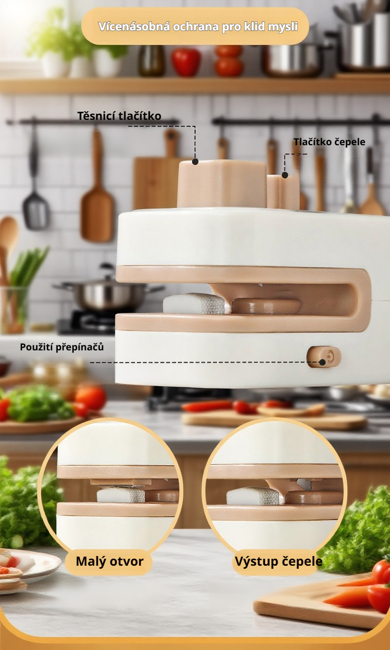 Svařovací stroj na sáčky v domácím prostředí