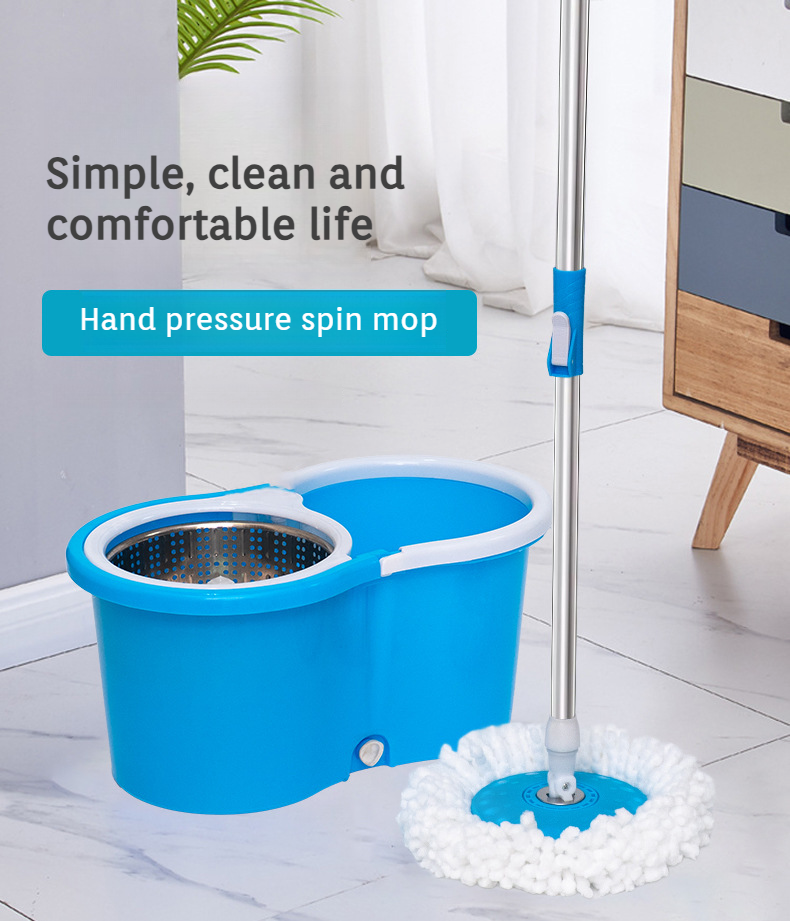 Close-up of Dunn Cloth mop head absorbing water quickly