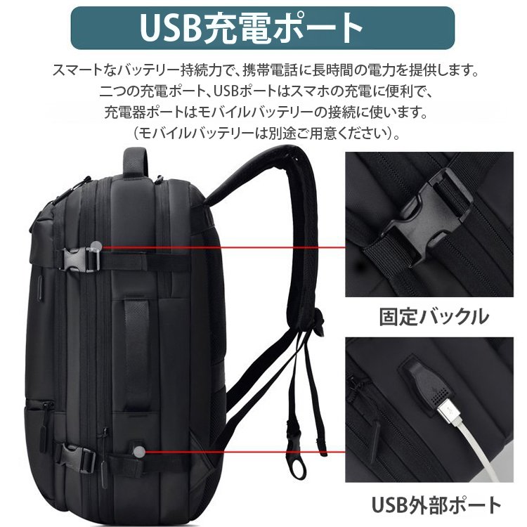 頼りになる機能を備えたビジネスデザインのバックパック