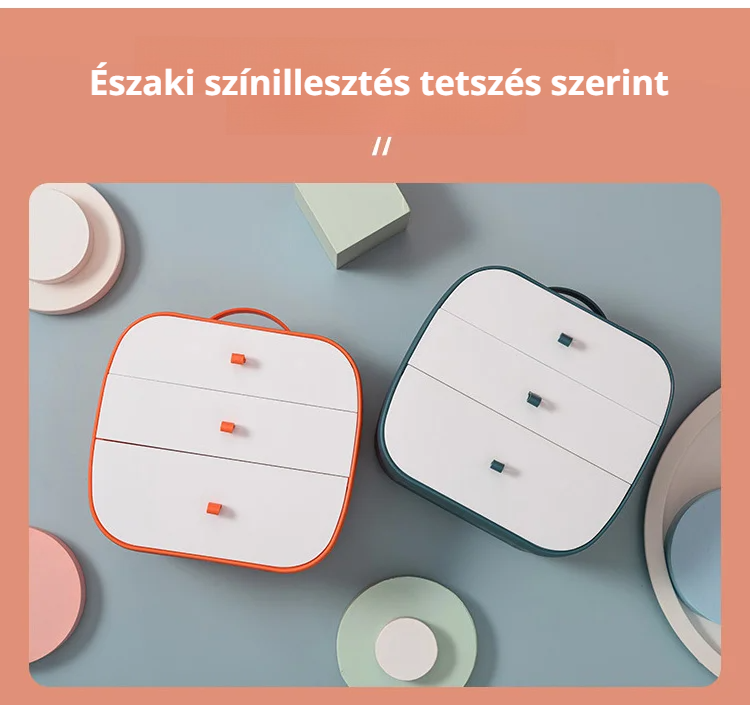 Melltartó és bugyi fiókrendező fehér színben