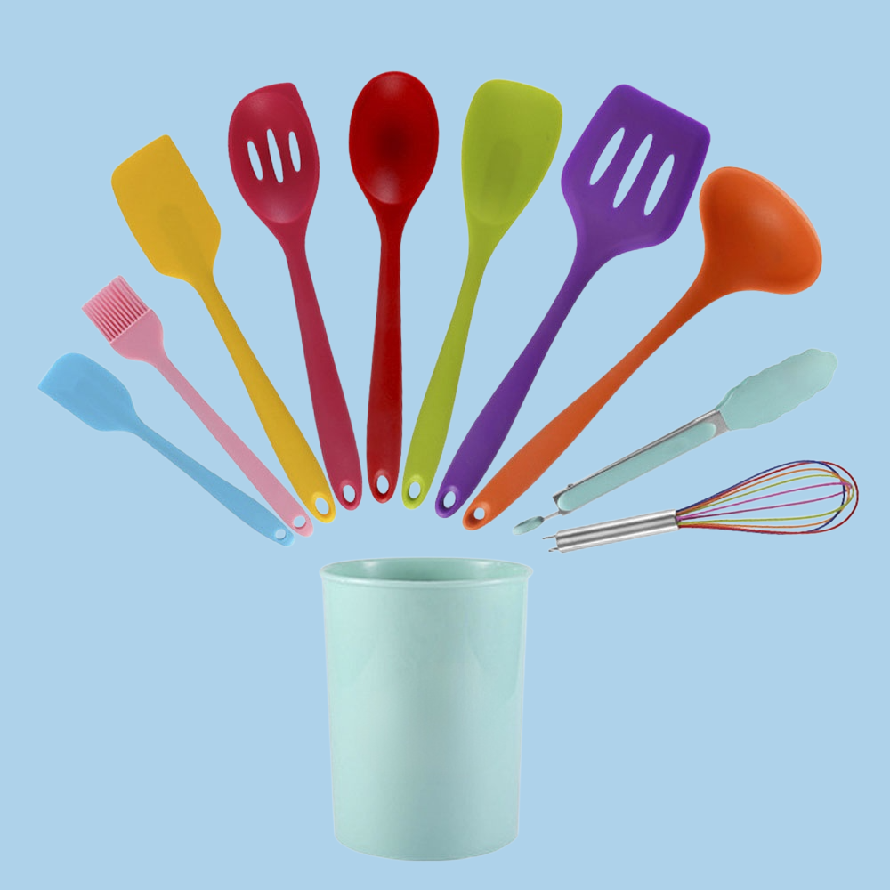 カラーシリコンキッチン用品10点セット