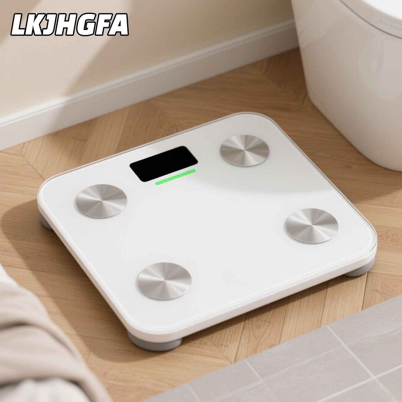 Báscula precisa para bajar de peso en baño moderno