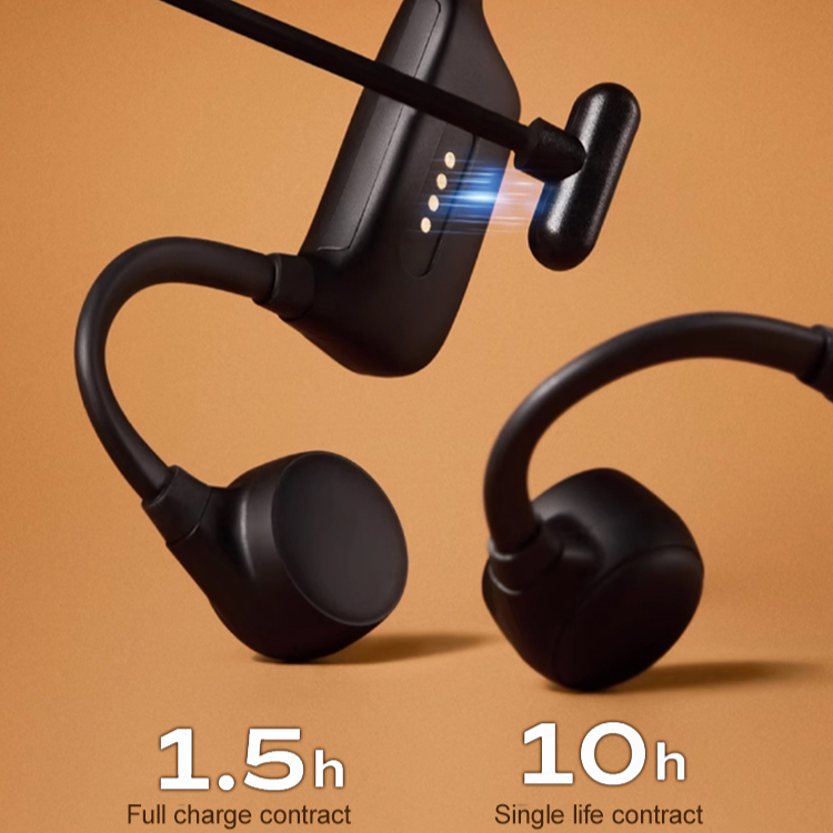 귀 손상 없는 무선 골전도 보청기